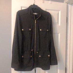 Beautiful Calvin Klein black jacket with zipper
